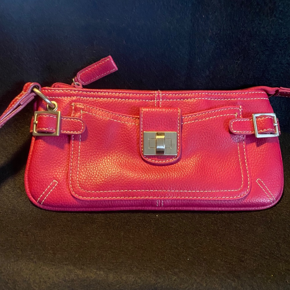 Havana Jack’s Cafe Vegan Leather Pink Wristlet